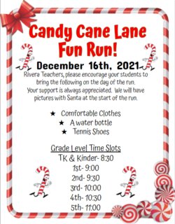 Candy Cane Lane Fun Run